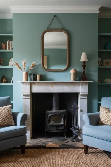 Coastal living room decor