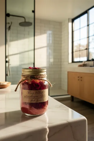DIY bath salts and soak