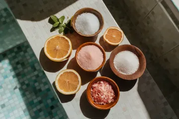 DIY bath salts and soak