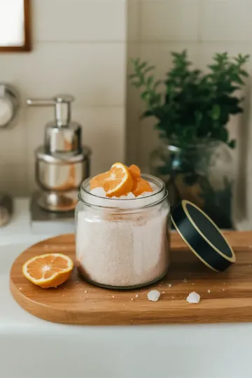 DIY bath salts and soak