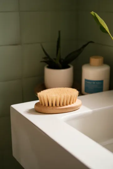 Dry body brush