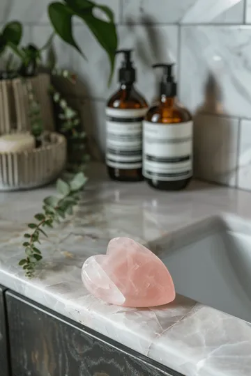 Rose quartz gua sha