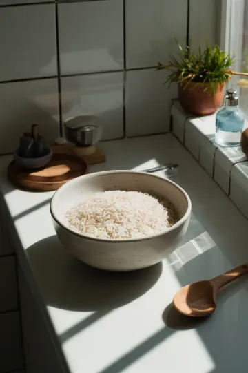 Rice face mask