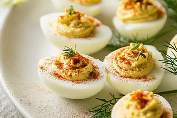 Vegan deviled eggs recipe