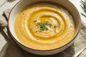 Fall apple parsnip soup