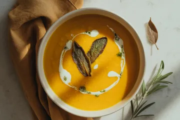 Fall butternut sage soup