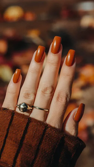 Fall nail design