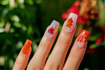 Fall nail design