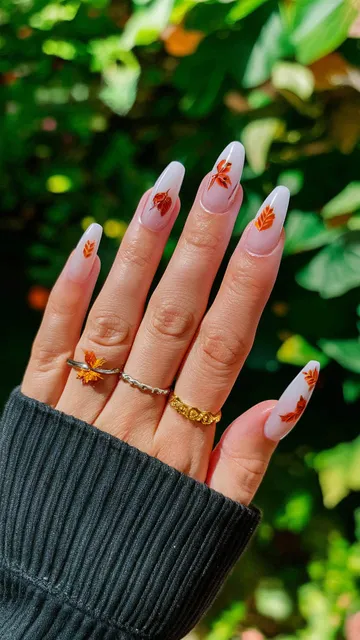 Fall nail design