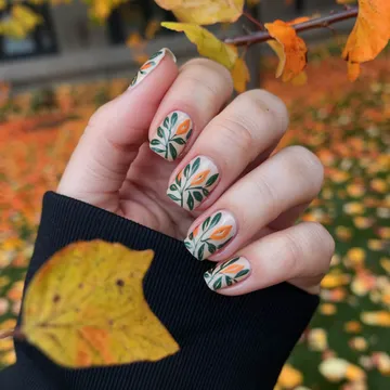Fall nail design