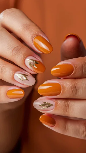 Fall nail design