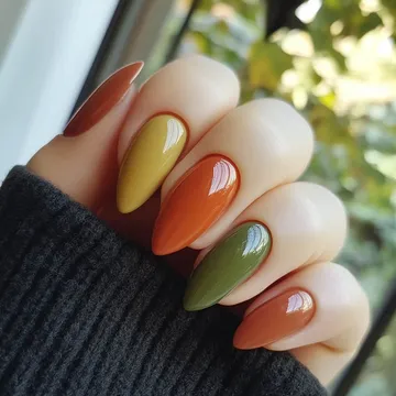 Fall nail design