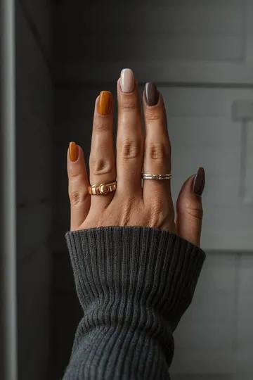 Fall nail design