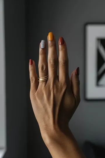 Fall nail design
