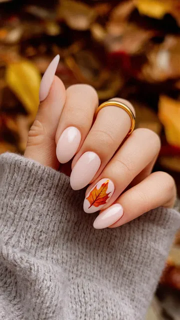Fall nail design