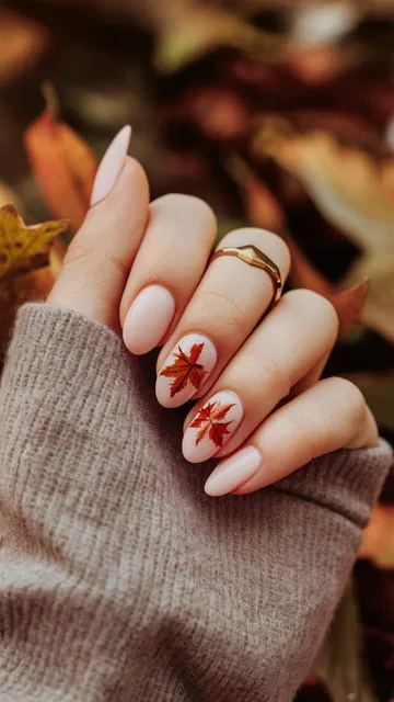 Fall nail design