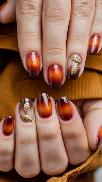 Fall nail design