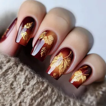 Fall nail design