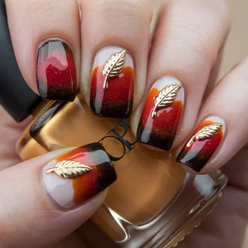 Fall nail design