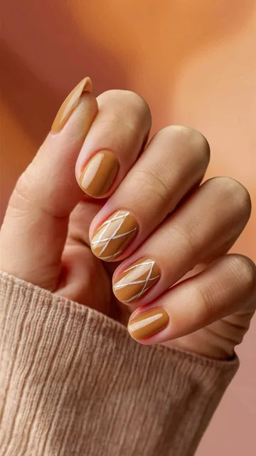 Fall nail design