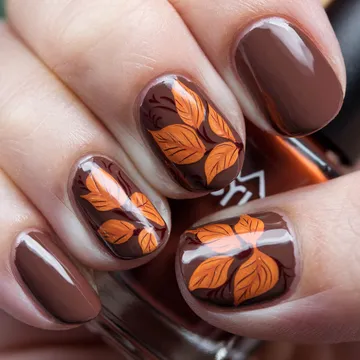 Fall nail design