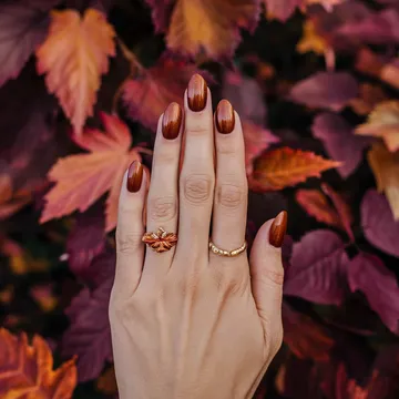 Fall nail design