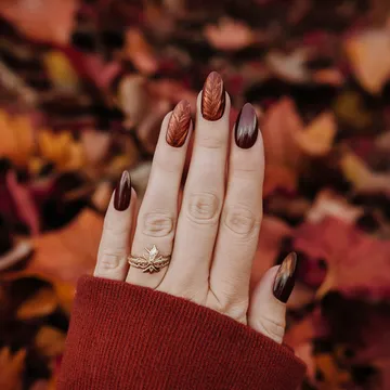 Fall nail design