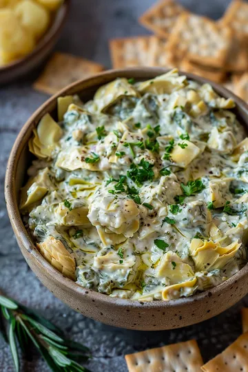 Gluten free side dish artichoke dip