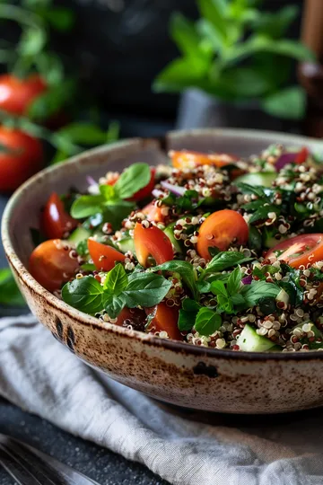 Gluten free side dish quinoa salad