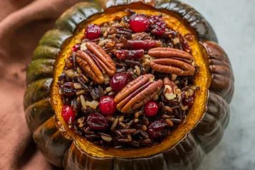 Healthy fall dinner squash