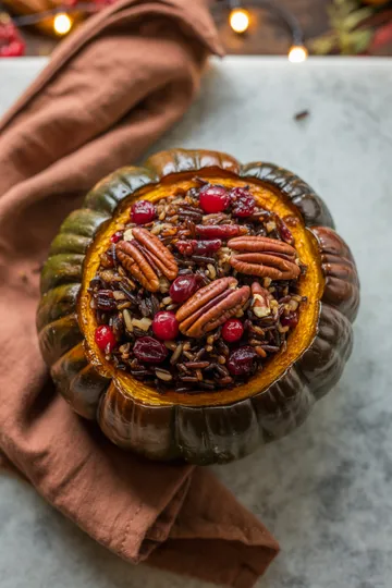 Healthy fall dinner squash