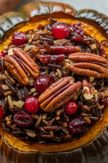 Healthy fall dinner squash