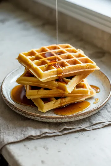 Pumkin waffle breakfast fall recipe