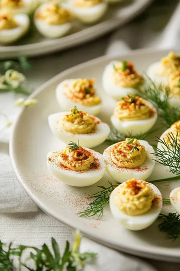 Vegan deviled tofu eggs recipe